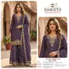 10087 A To D By Zorista Chinon Silk Pakistani Sharara Suits Suppliers In India
